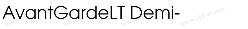 AvantGardeLT Demi字体转换